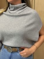 Blusa Modal Gola Alta Yumi - Imagem 2