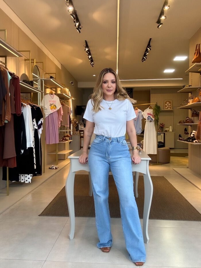 Calça Wide Leg - Imagem 1
