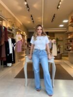 Calça Wide Leg